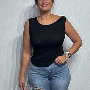 Project Social T Black Top Sz XS